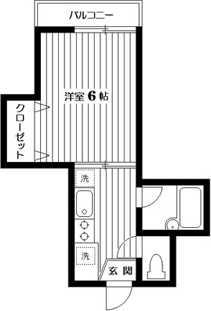 自由が丘駅 徒歩6分 2階の物件間取画像